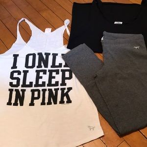 PINK sleep wear, bundled